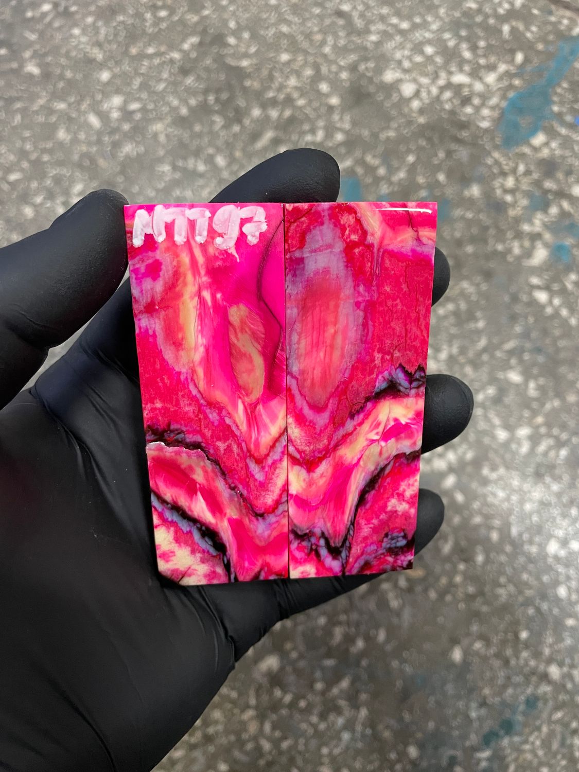 ​Mammoth tooth knife scales for pocket knifehandl 3.54-1.18-0.27 inch MTT97