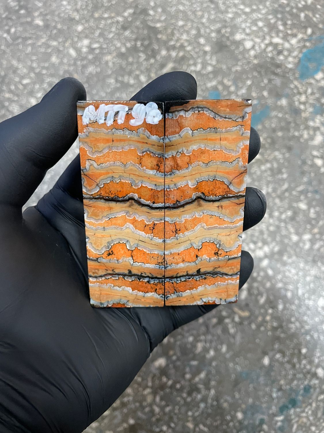 ​Mammoth tooth knife scales for pocket knifehandl 3.54-1.18-0.27 inch MTT98