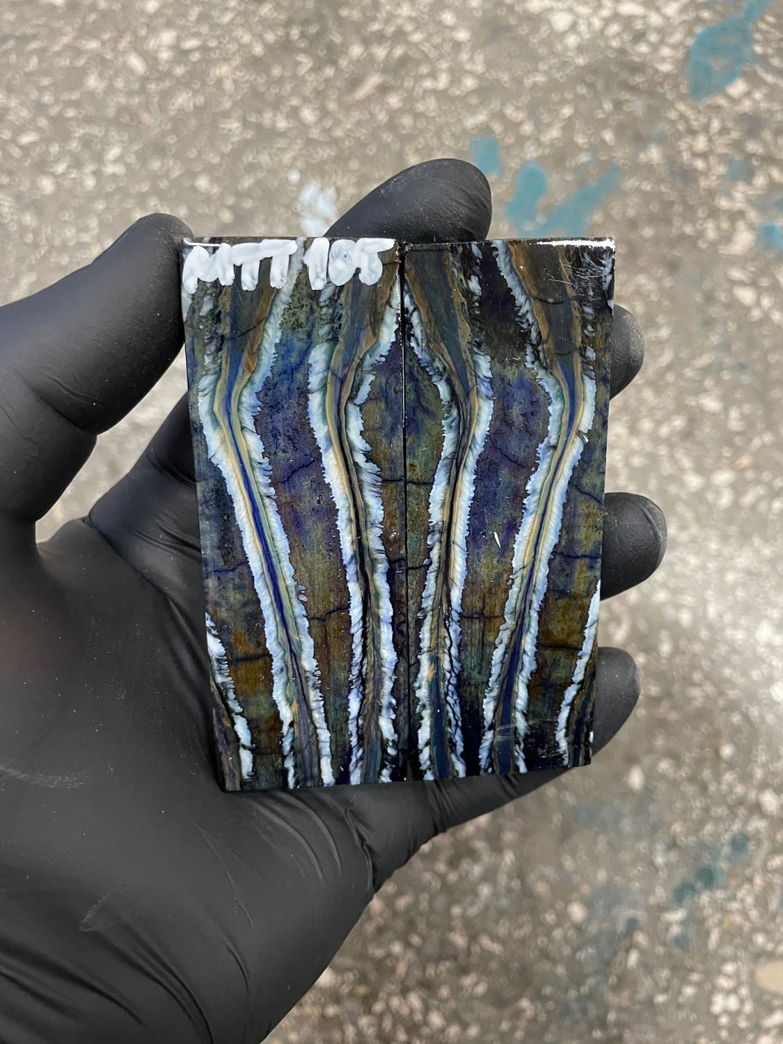 ​Mammoth tooth knife scales for pocket knifehandl 3.54-1.18-0.27 inch MTT105