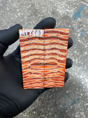 ​Mammoth tooth knife scales for pocket knifehandl 3.54-1.18-0.27 inch MTT108