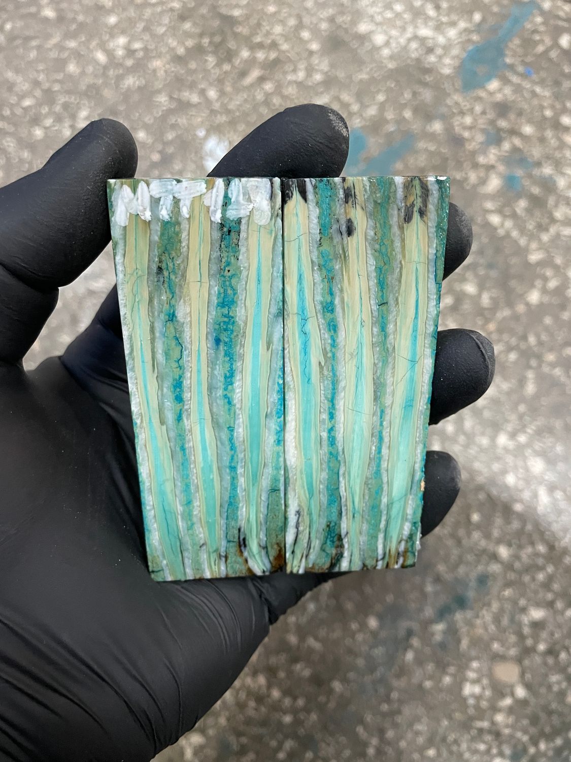 ​Mammoth tooth knife scales for pocket knifehandl 3.54-1.18-0.27 inch MTT128