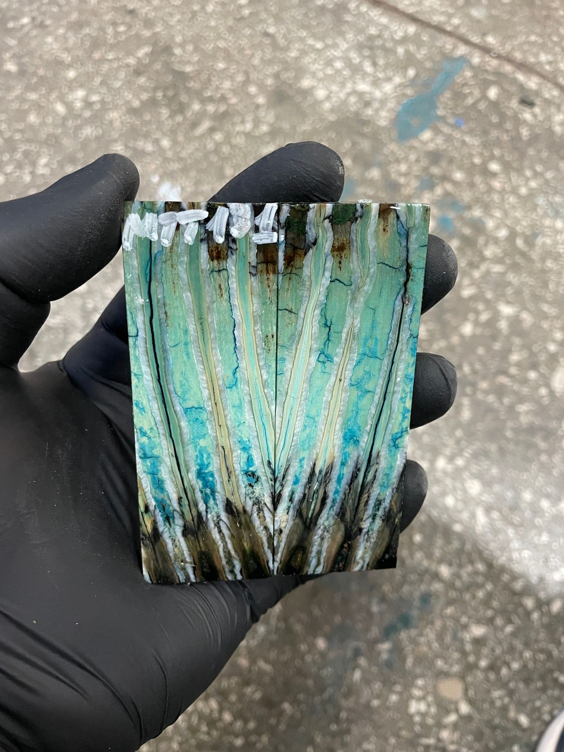 ​Mammoth tooth knife scales for pocket knifehandl 3.54-1.18-0.27 inch MTT131