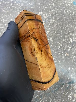 woolly mammoth tusk block stabilized with resin unique fossil knife handle material