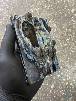 woolly mammoth tooth stabilized scales for knifemaking handle