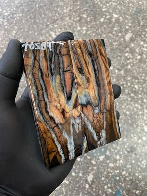 woolly mammoth tooth stabilized scales for knifemaking handle