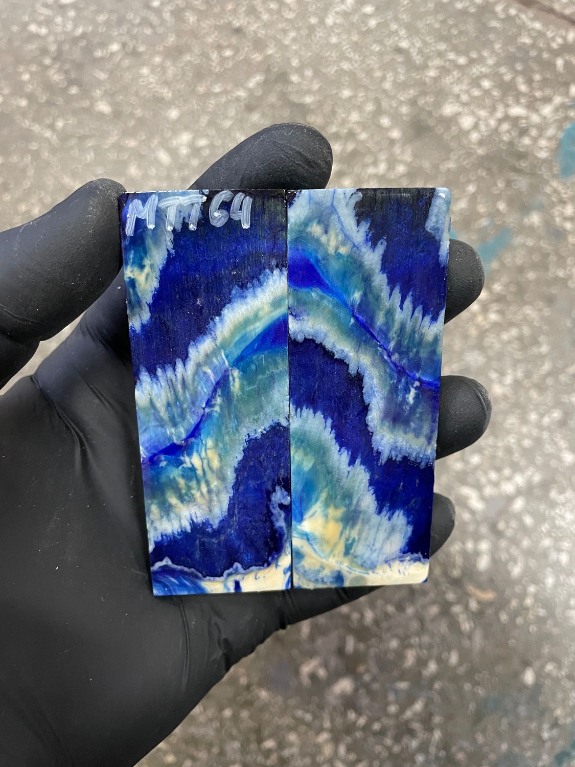 ​Mammoth tooth knife scales for pocket knifehandl 3.54-1.18-0.27 inch MTT64