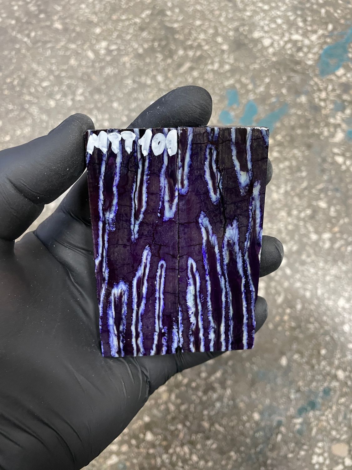 ​Mammoth tooth knife scales for pocket knifehandl 3.54-1.18-0.27 inch MTT109