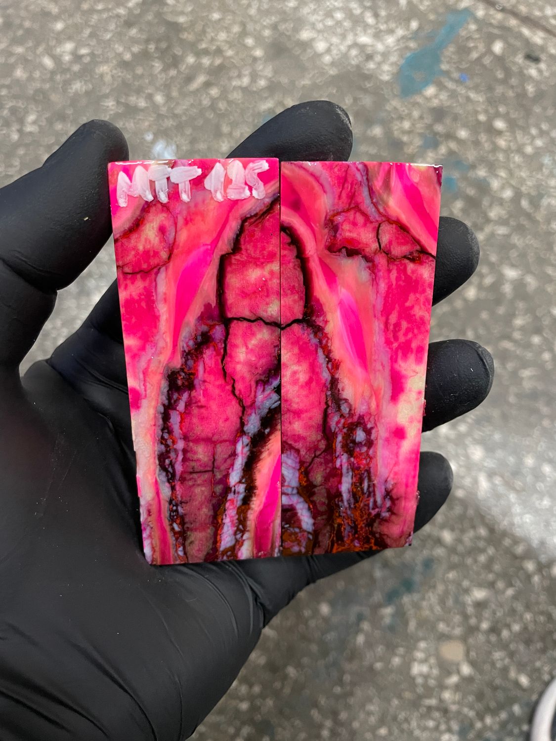 ​Mammoth tooth knife scales for pocket knifehandl 3.54-1.18-0.27 inch MTT125