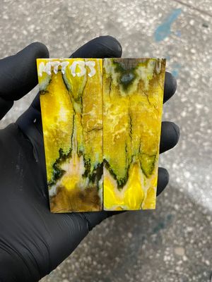 ​Mammoth tooth knife scales for pocket knifehandl 3.54-1.18-0.27 inch MTT133