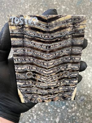 Mammoth tooth scales pair stabilized for knifehandl 5.19-1.81-0.39 inch TOS107