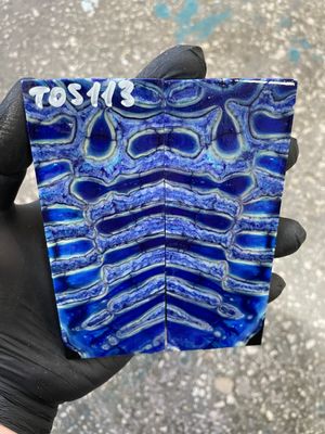 Mammoth tooth scales pair stabilized for knifehandl 4.76-1.87-0.43 inch TOS113