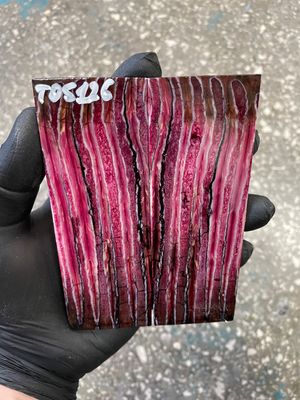 Mammoth tooth scales pair stabilized for knifehandl 5.0-1.73-0.39 inch TOS126