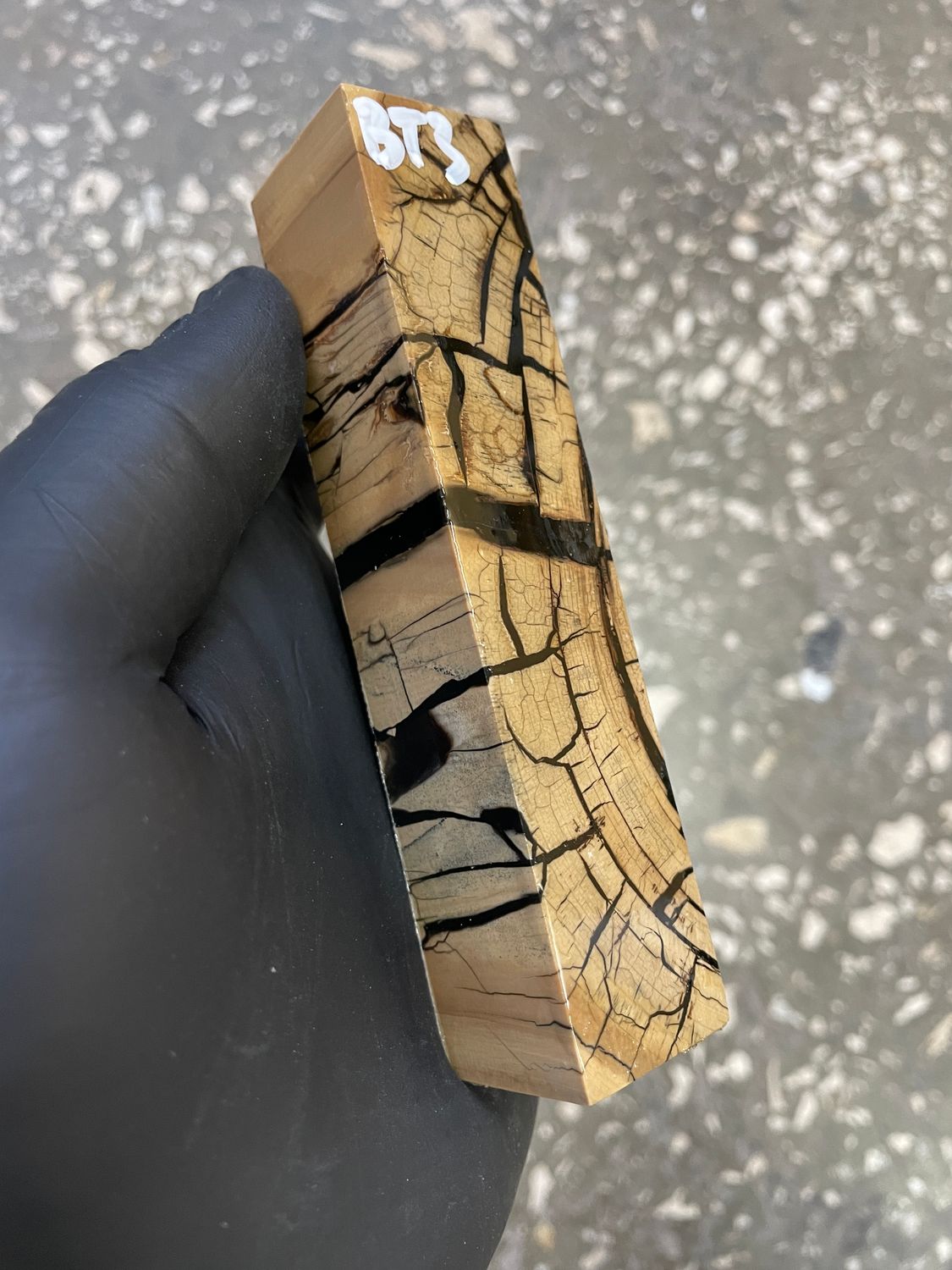 Mammoth tusk block stabilized penblank 4.64-0.98-0.98 inch BT3