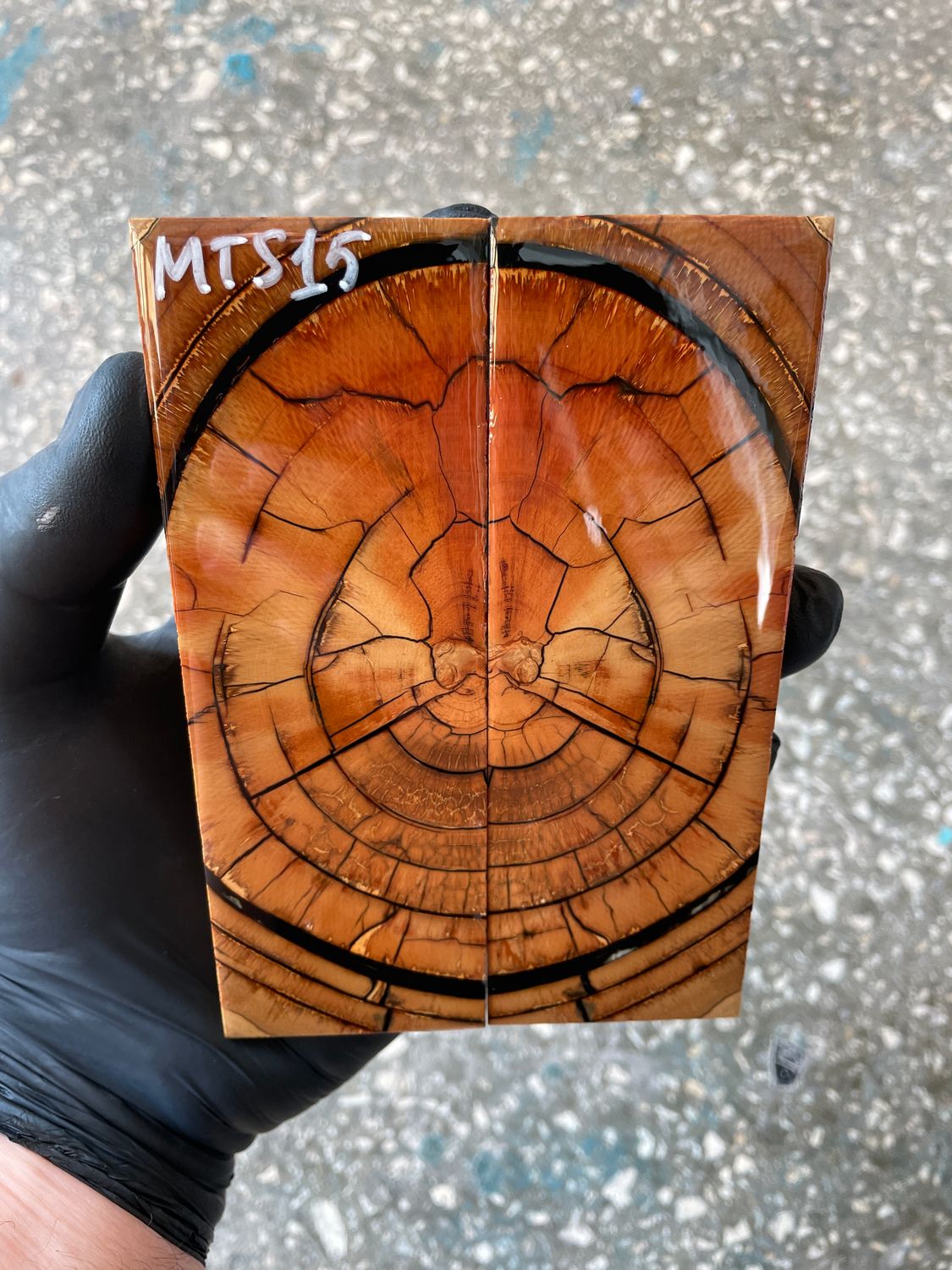 Mammoth tusk knife scales 5.31-1.81-0.39 inch MTS15