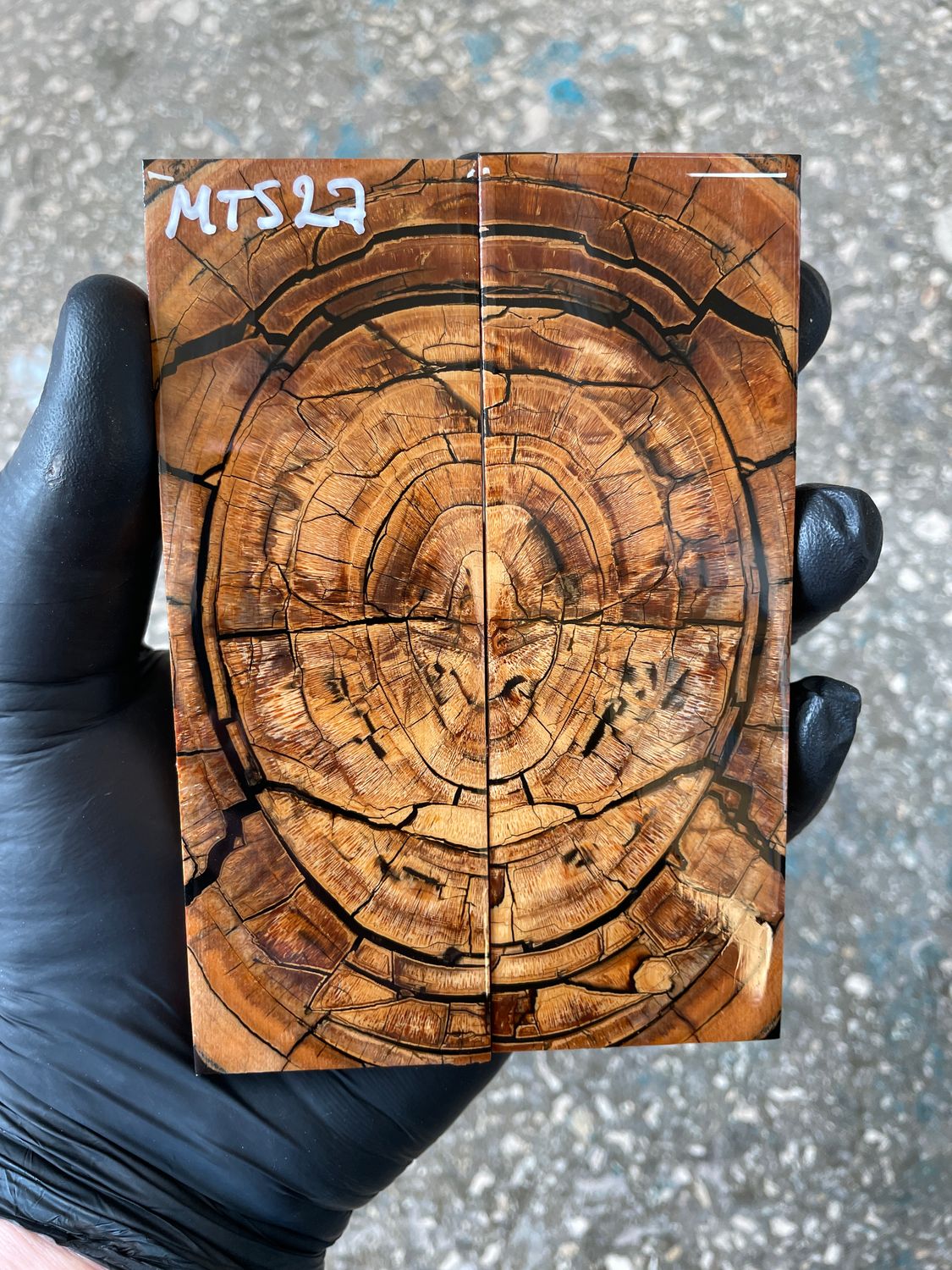 Mammoth tusk knife scales 5.11-1.73-0.35 inch MTS27