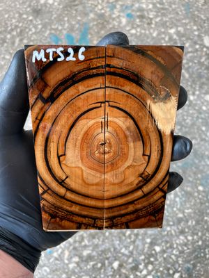 Mammoth tusk knife scales 5.23-1.85-0.39 inch MTS26