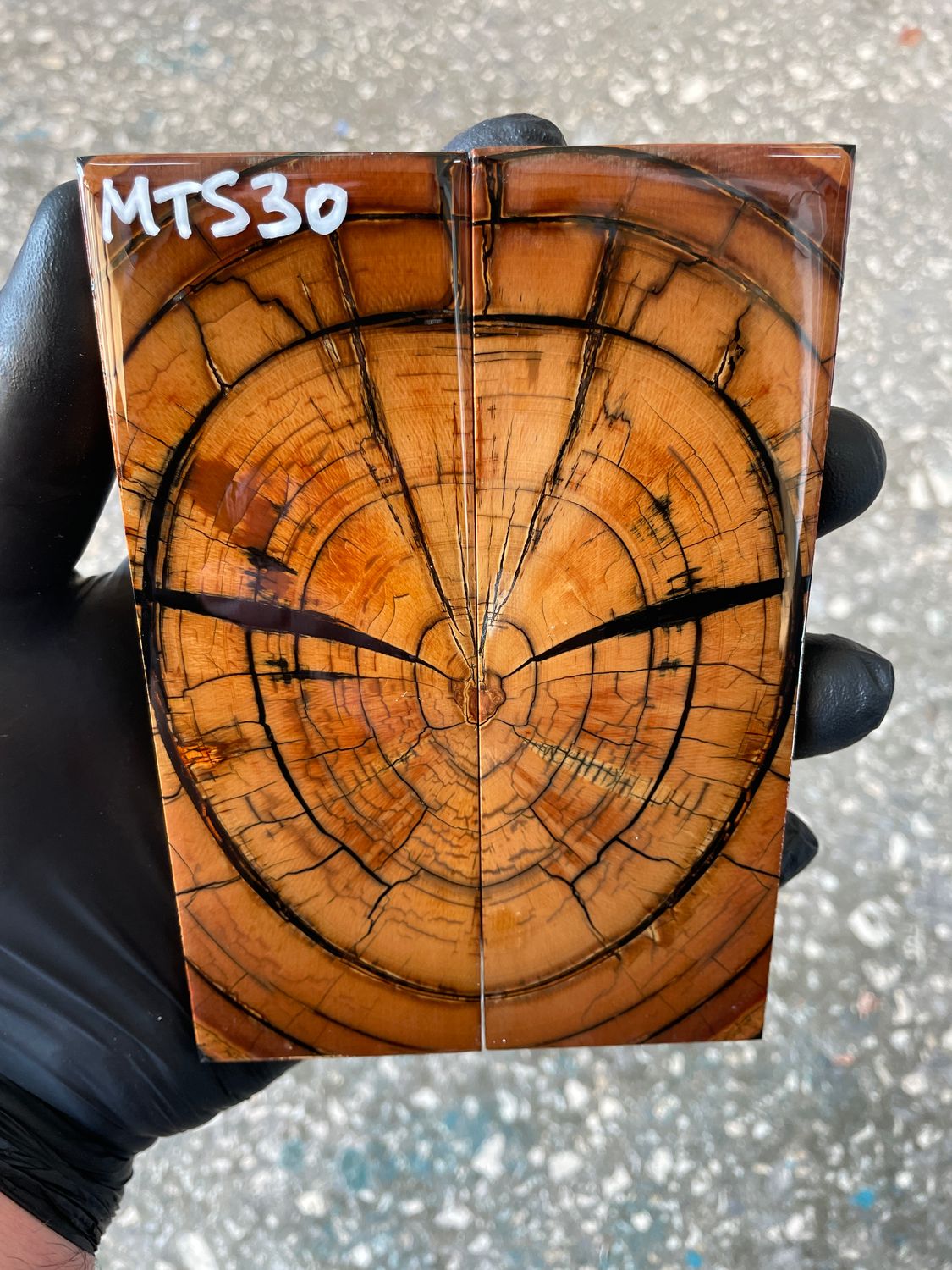 Mammoth tusk knife scales 5.31-1.85-0.39 inch MTS30