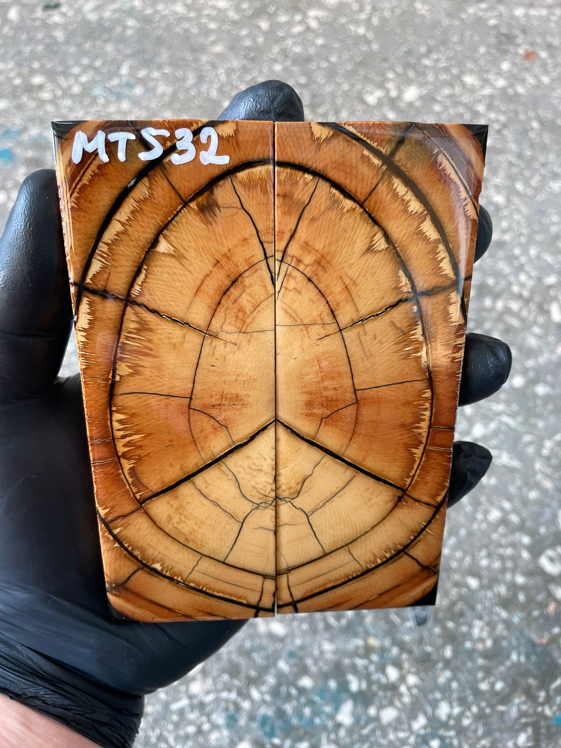 Mammoth tusk knife scales 5.15-1.85-0.39 inch MTS32