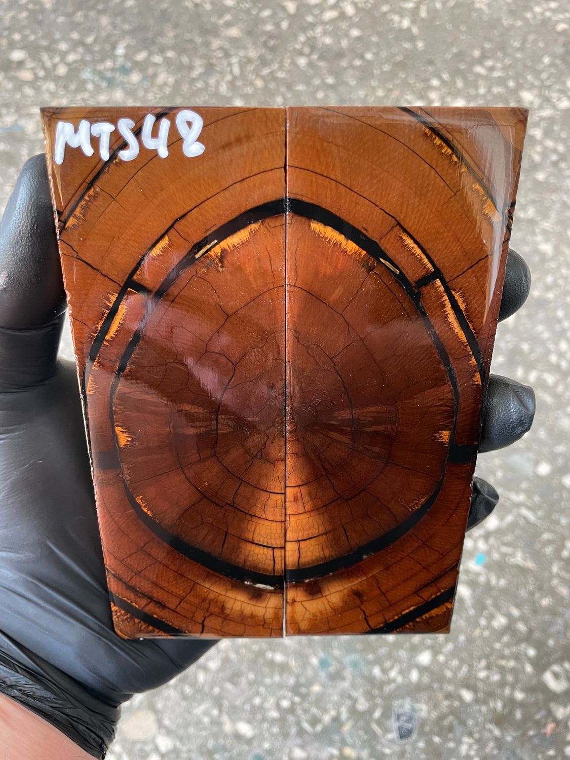 Mammoth tusk knife scales 5.31-1.77-0.39 inch MTS48