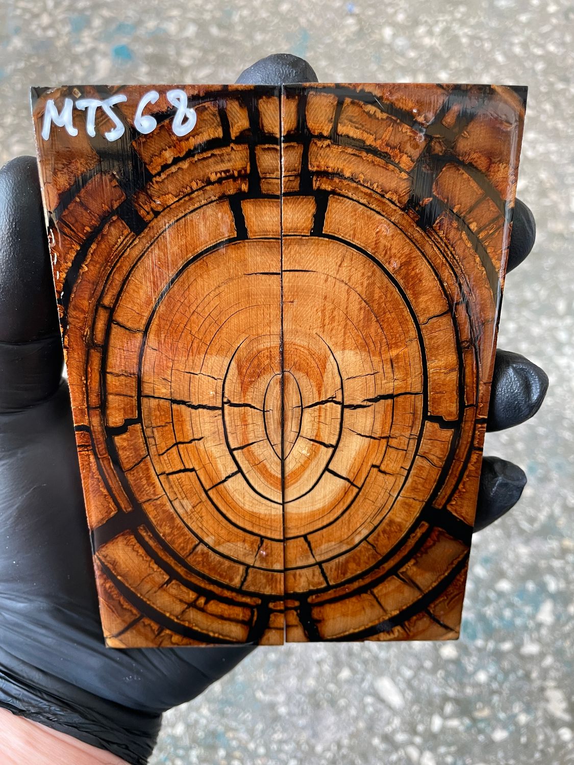 Mammoth tusk knife scales 5.19-1.81-0.39 inch MTS68