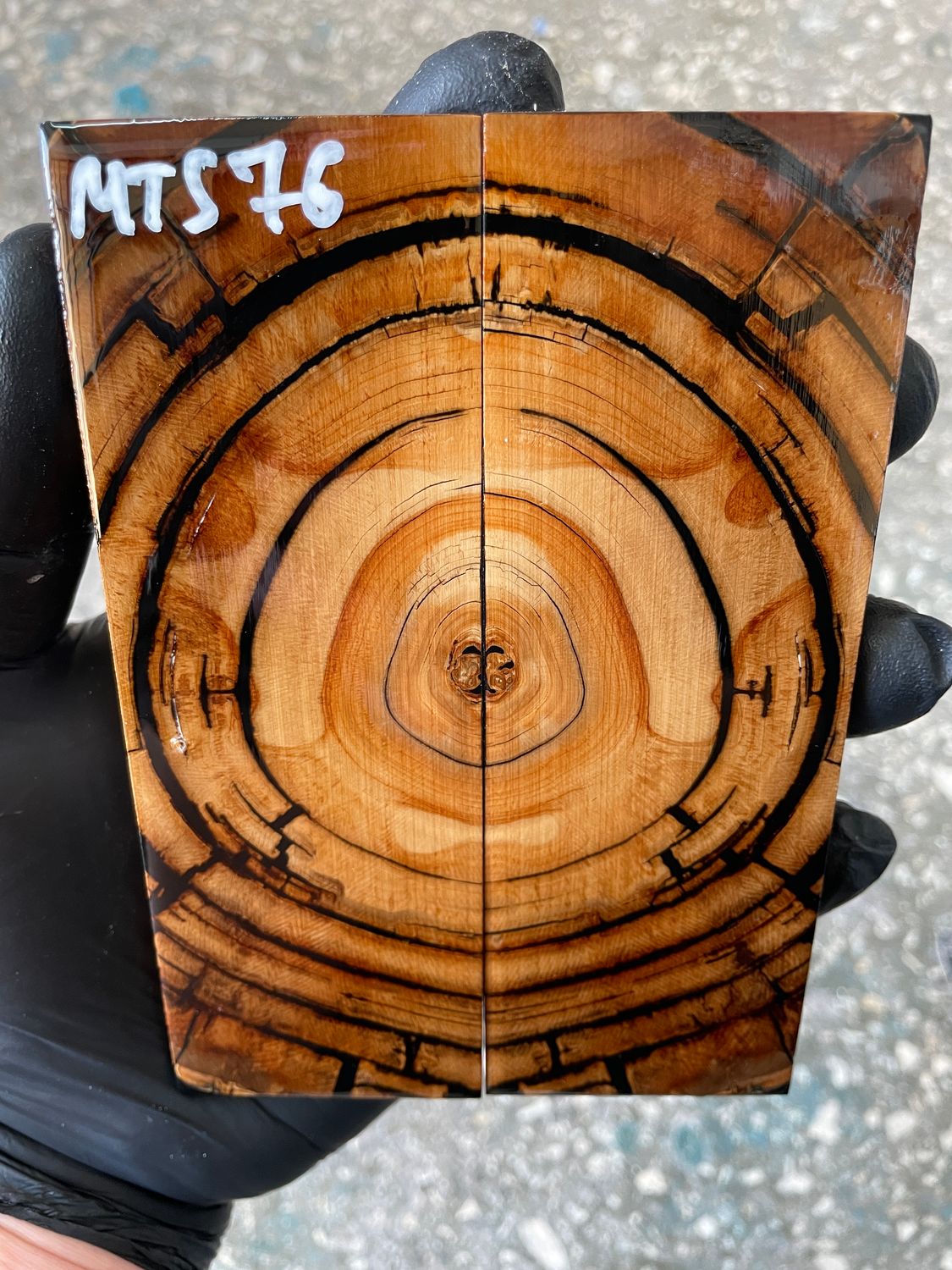 Mammoth tusk knife scales 5.35-1.73-0.39 inch MTS76