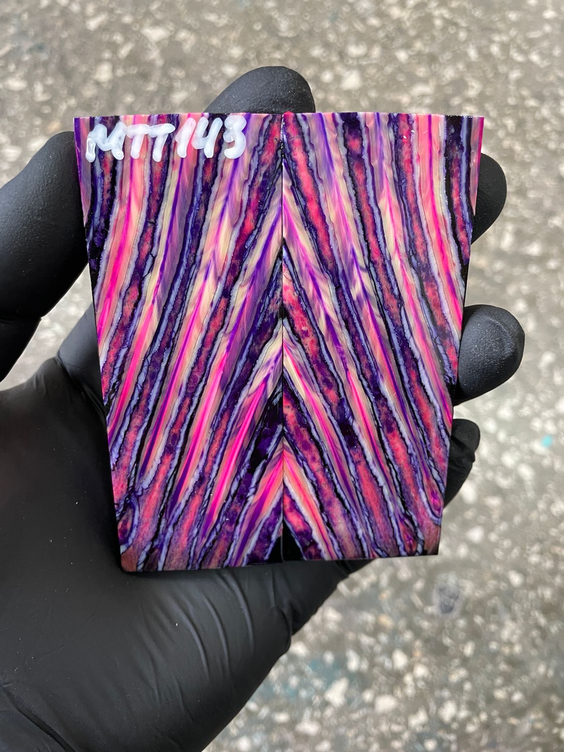 ​Mammoth tooth knife scales for pocket knifehandle 3.70-1.41-0.27 inch MTT143