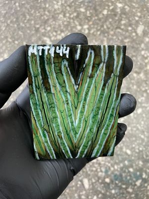 Stabilized mammoth tooth knife scales pair inch for pocket knife handle MTT144