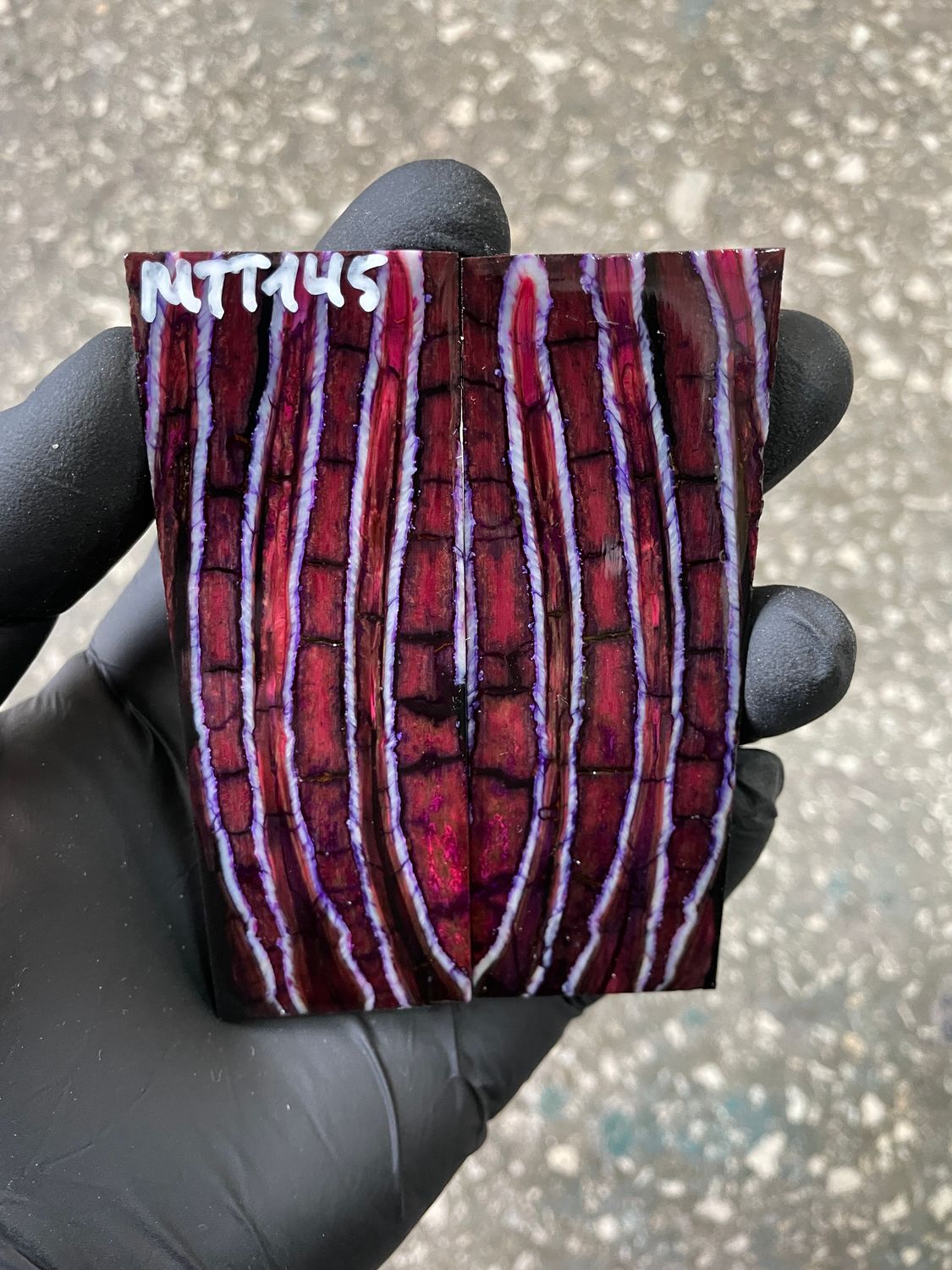 ​Mammoth tooth knife scales for pocket knifehandle 3.74-1.37-0.27 inch MTT145