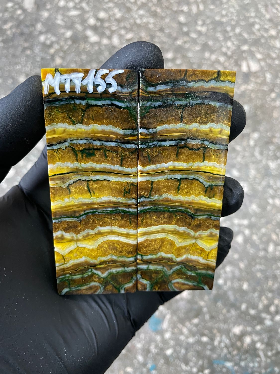 ​Mammoth tooth knife scales for pocket knifehandle 3.58-1.22-0.31 inch MTT155