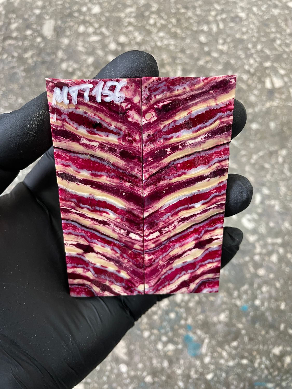 ​Mammoth tooth knife scales for pocket knifehandle 3.74-1.33-0.31 inch MTT156