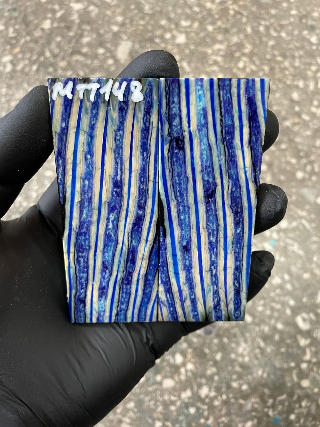 ​Mammoth tooth knife scales for pocket knifehandle 3.77-1.45-0.31 inch MTT148