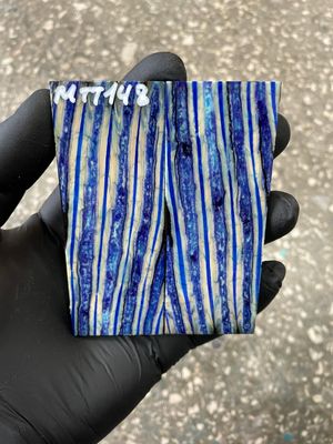 Stabilized mammoth tooth knife scales pair inch for pocket knife handle MTT148