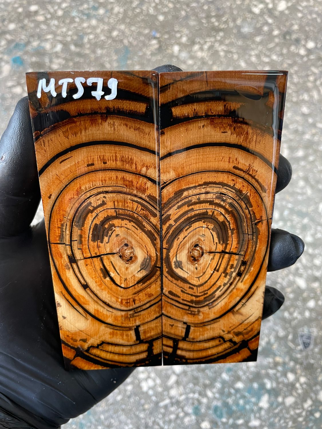 Mammoth tusk knife scales 5.11-1.85-0.39 inch MTS79