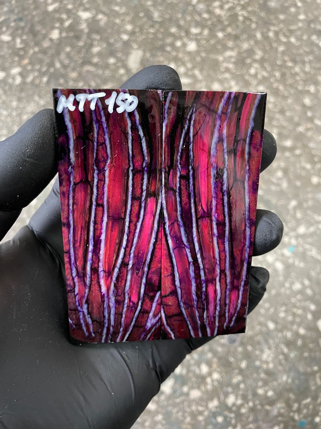 ​Mammoth tooth knife scales for pocket knifehandle 3.74-1.37-0.27 inch MTT150