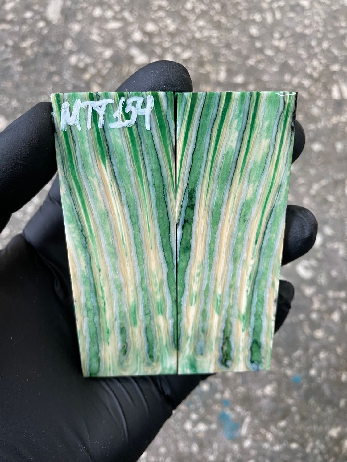 ​Mammoth tooth knife scales for pocket knifehandle 3.74-1.37-0.27 inch MTT154