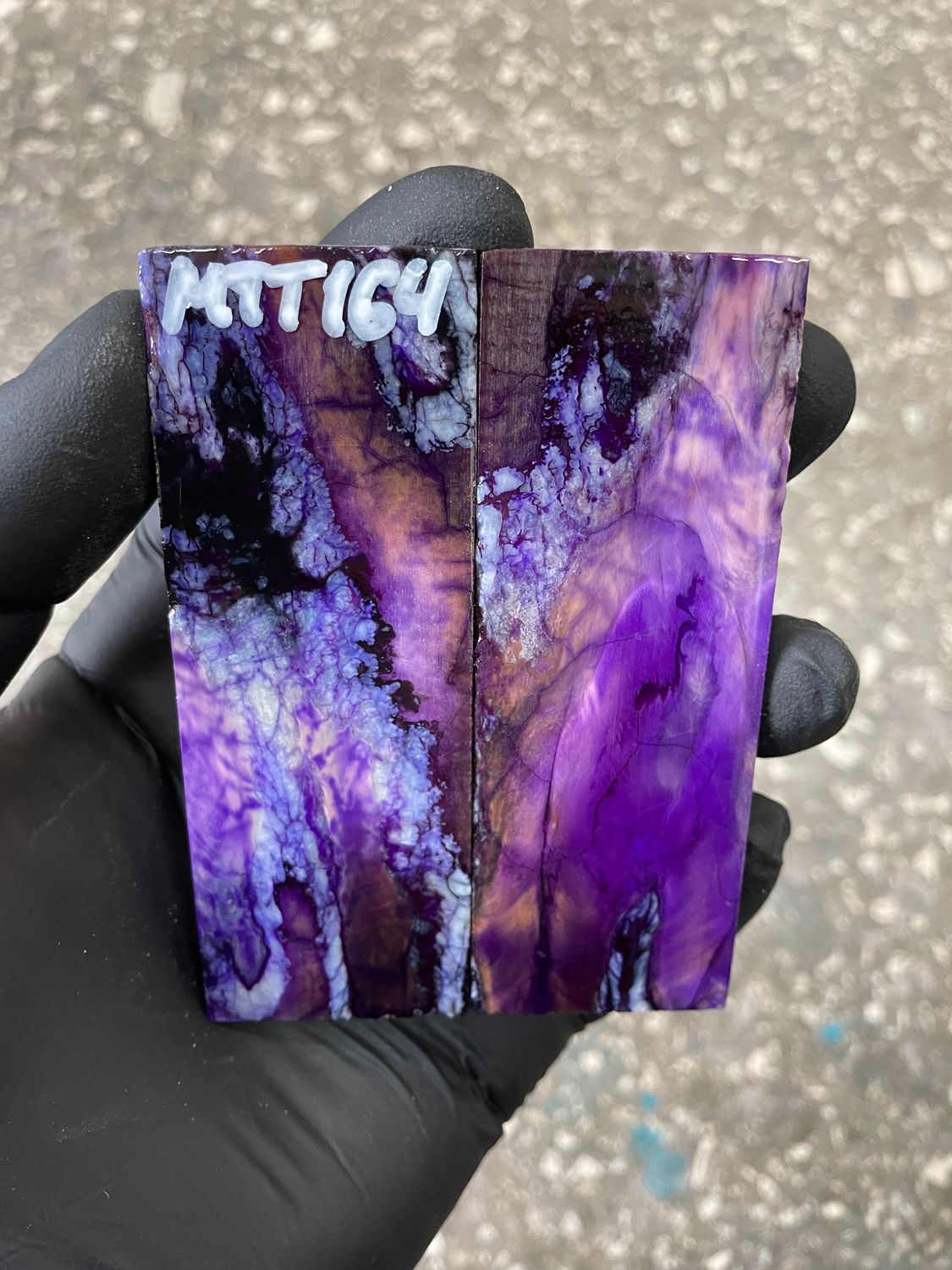 ​Mammoth tooth knife scales for pocket knifehandl 3.62-1.33-0.27 inch MTT164