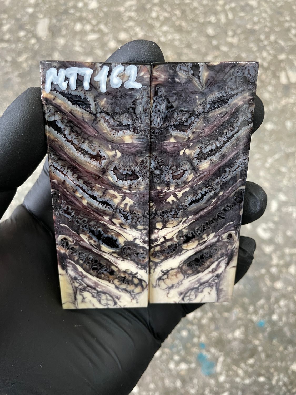 ​Mammoth tooth knife scales for pocket knifehandl 3.70-1.33-0.31 inch MTT162