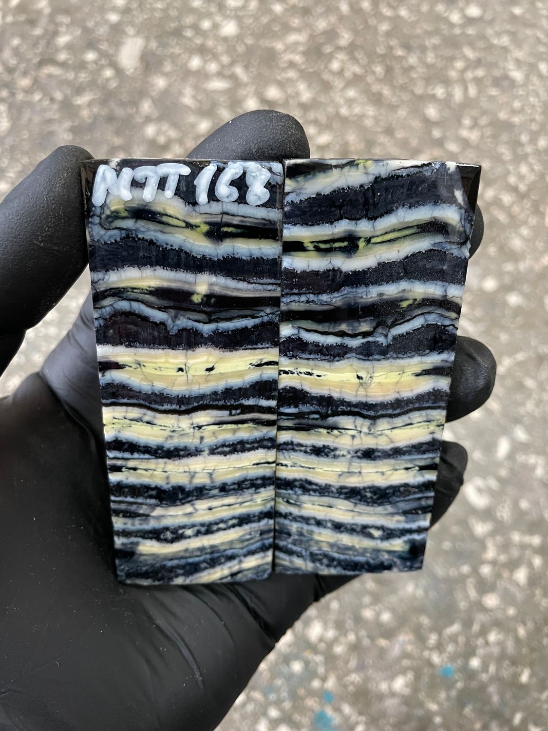 ​Mammoth tooth knife scales for pocket knifehandl 3.62-1.41-0.31 inch MTT168