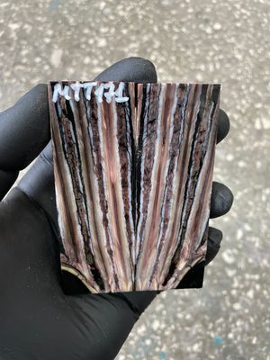 Stabilized mammoth tooth knife scales pair inch for pocket knife handle MTT171