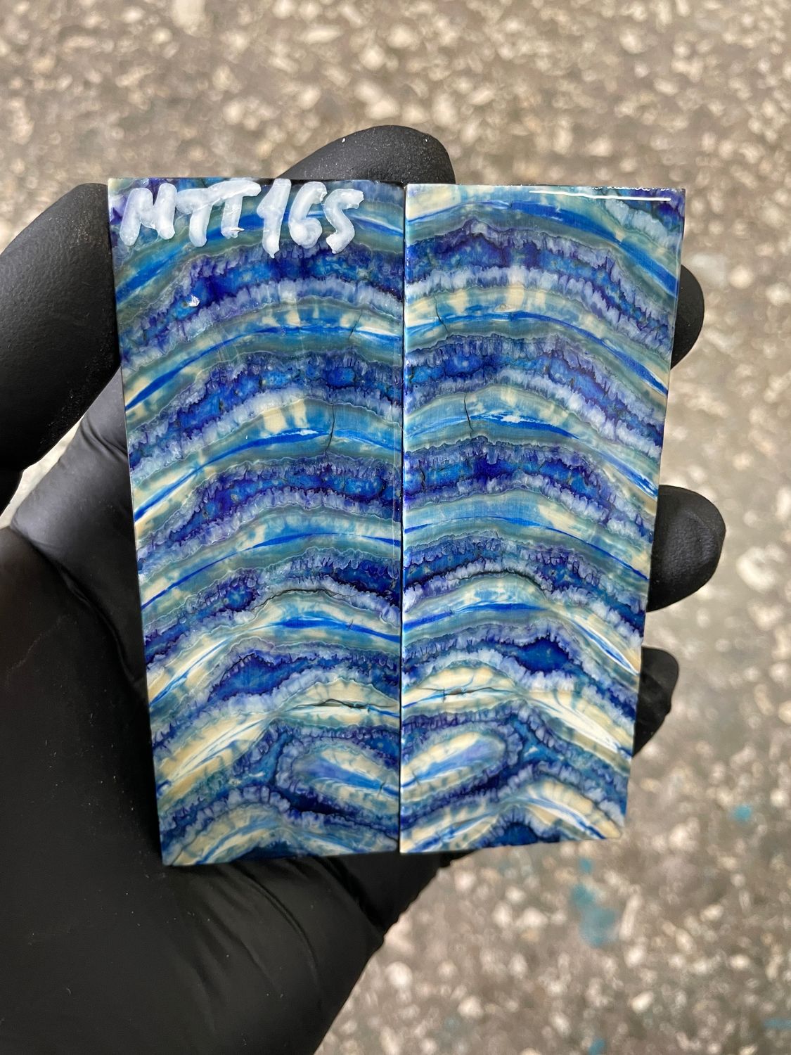 ​Mammoth tooth knife scales for pocket knifehandl 3.74-1.37-0.31 inch MTT165