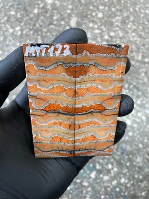 Stabilized mammoth tooth knife scales pair inch for pocket knife handle MTT173