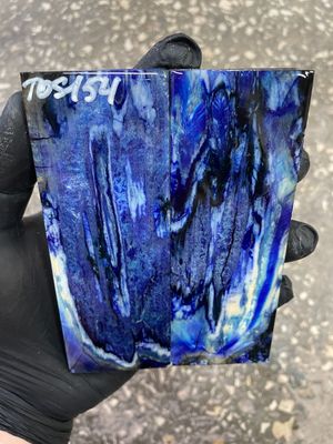 mammoth tooth stabilized knife handle scales pair TOS154