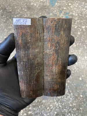 mammoth bark scales pair for knife handle MBT77