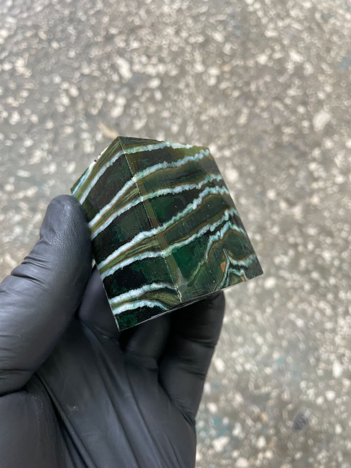 woolly mammoth tooth spacer block stabilized knifemaking material