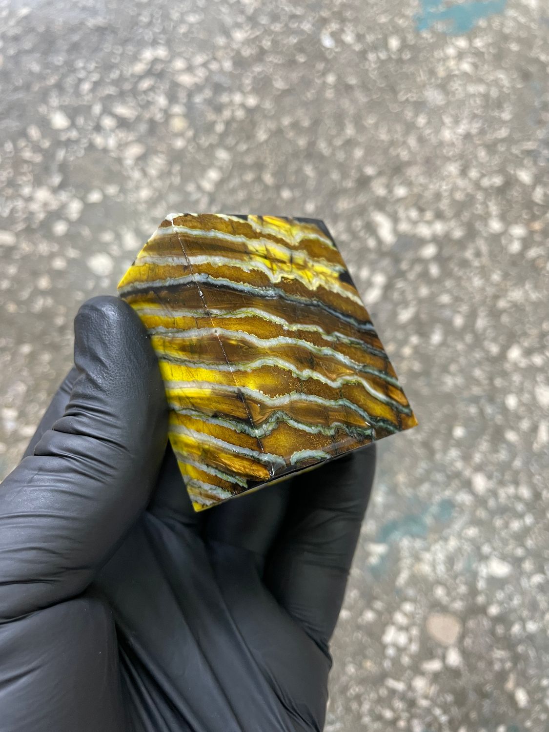 woolly mammoth tooth spacer block stabilized knifemaking material