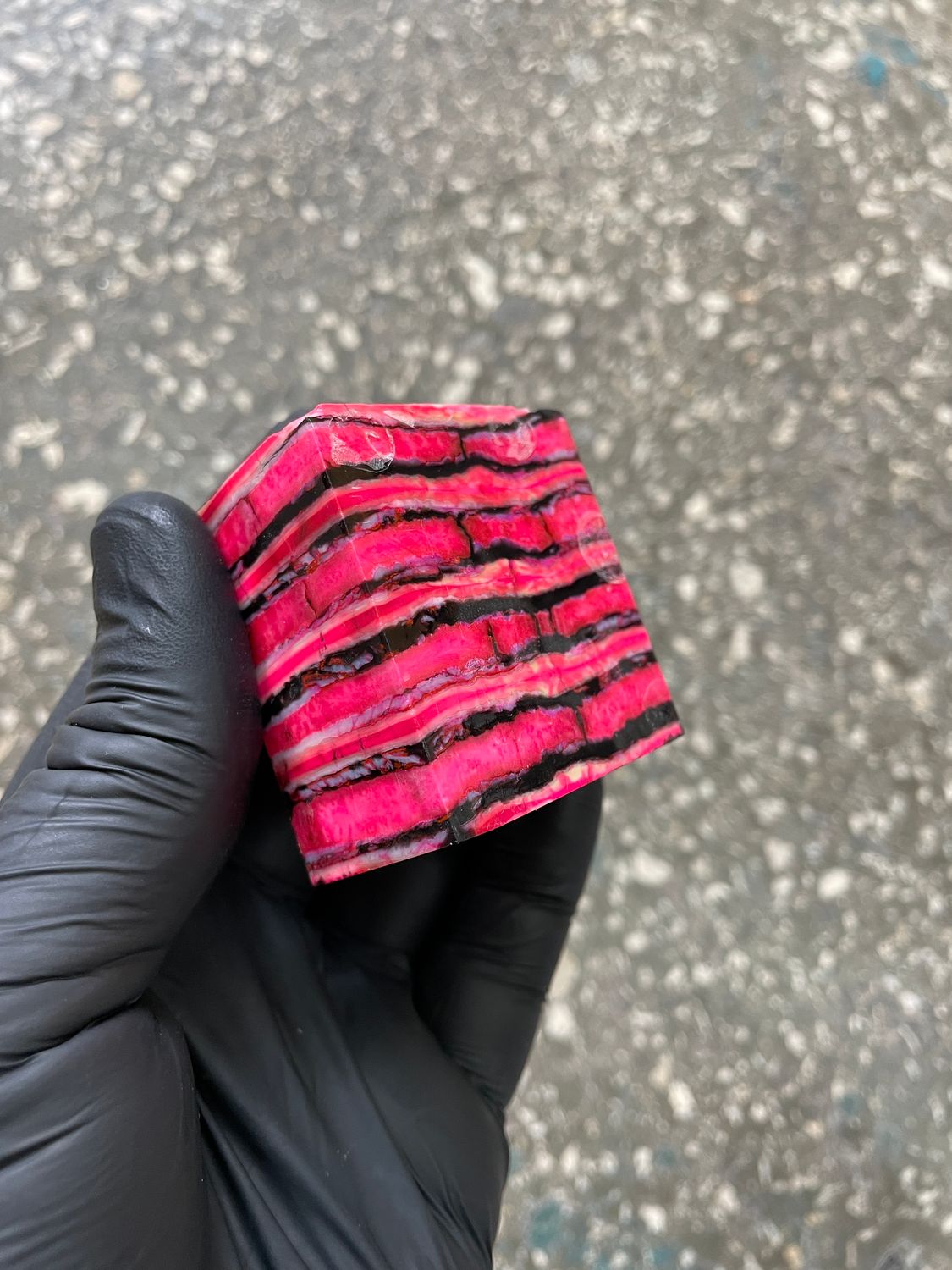 woolly mammoth tooth spacer block stabilized knifemaking material