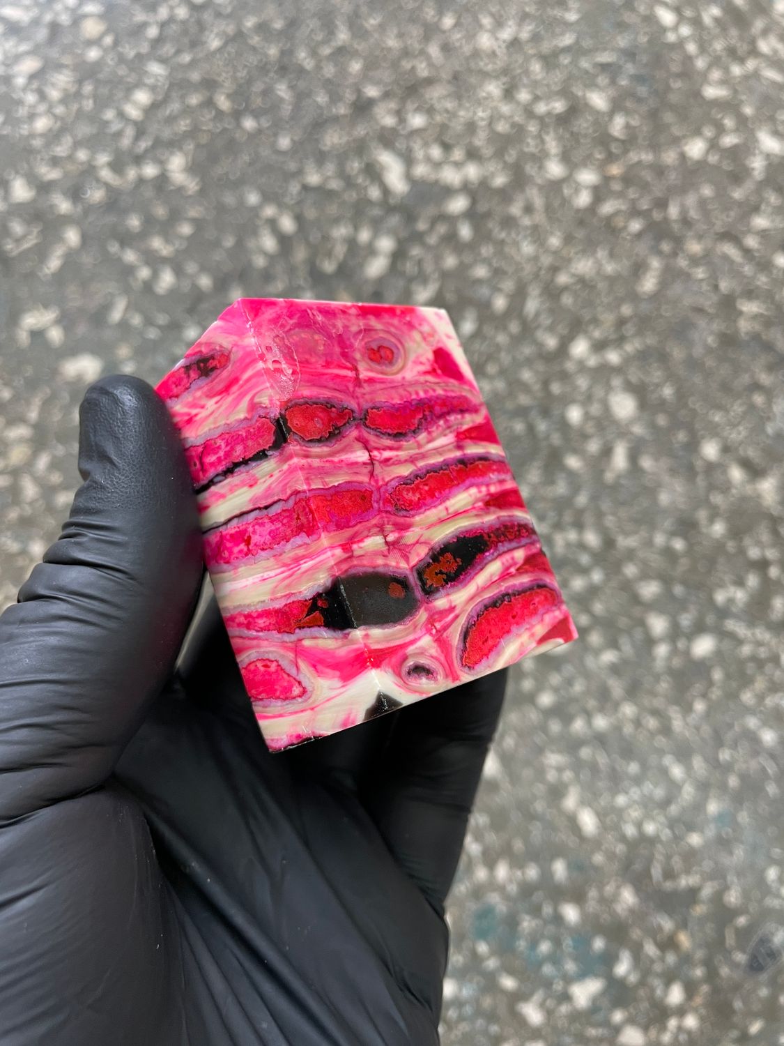 woolly mammoth tooth spacer block stabilized knifemaking material