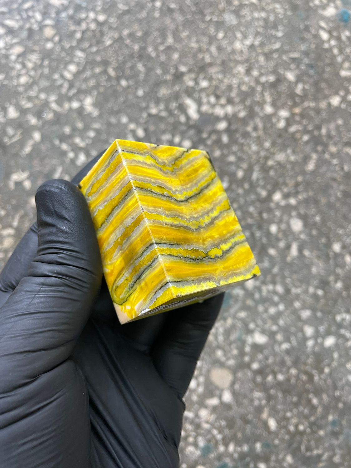 woolly mammoth tooth spacer block stabilized knifemaking material