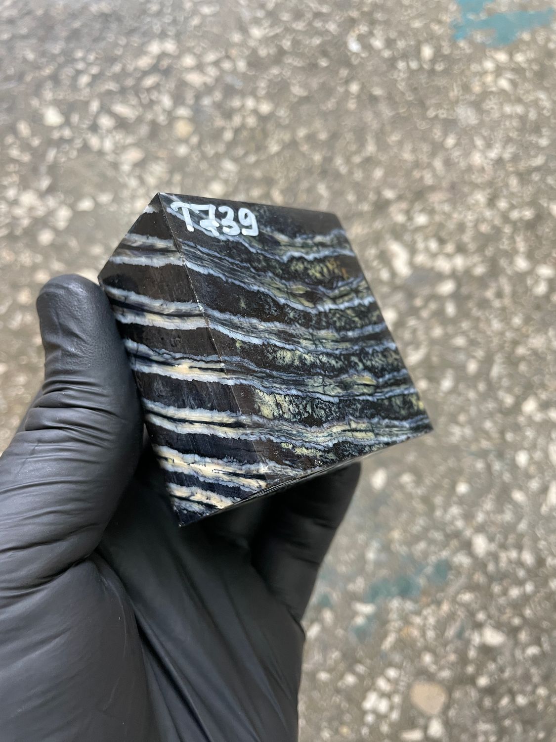 Mammoth Tooth Spacer Block Stabilized for Knife Handle 2.36-2.04-1.22 inch T739