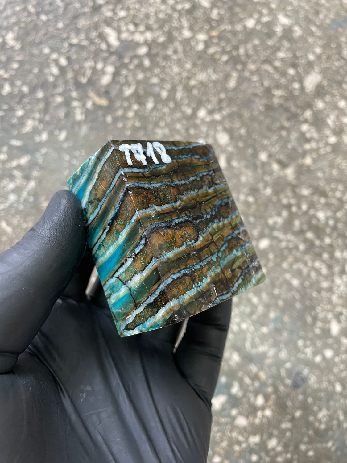 Mammoth Tooth Spacer Block Stabilized for Knife Handle 2.32-2-1.14 inch T718